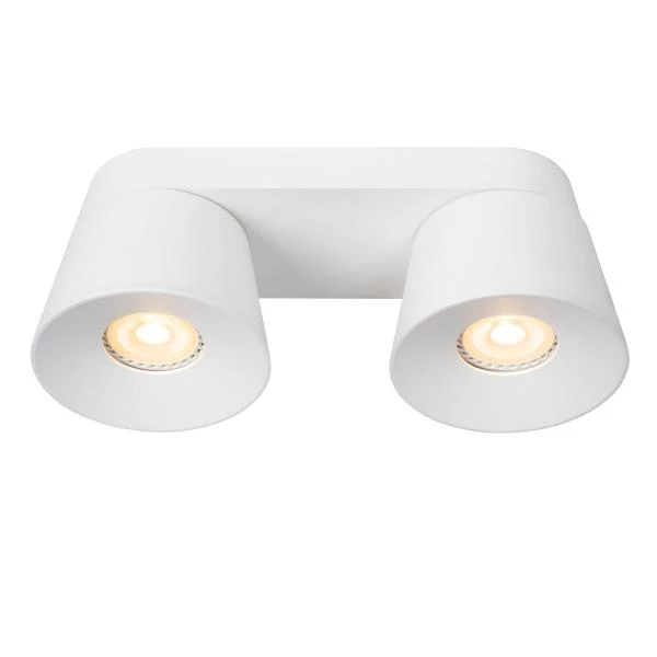 Lucide TRIGONO - Ceiling spotlight - 2xGU10 - White - detail 1